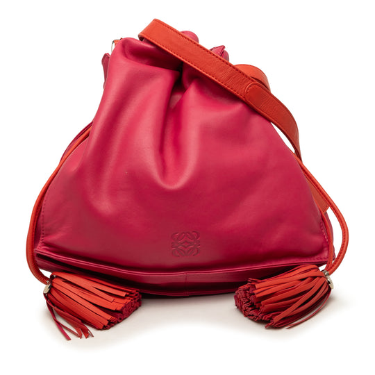 Loewe Flamenco Tassel 30 Pink Nappa Leather