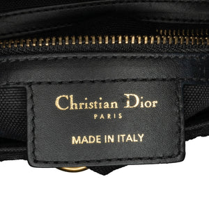 Dior Saddle Bag Medium Black Oblique Canvas