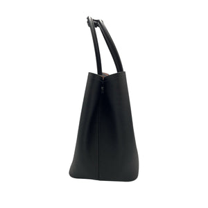 Prada Double Cuir Black Saffiano