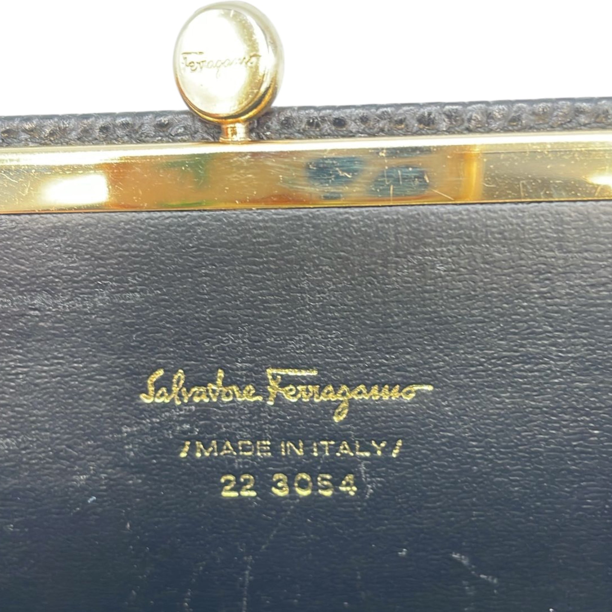 Salvatore Ferragamo Gancini Handbag Blue