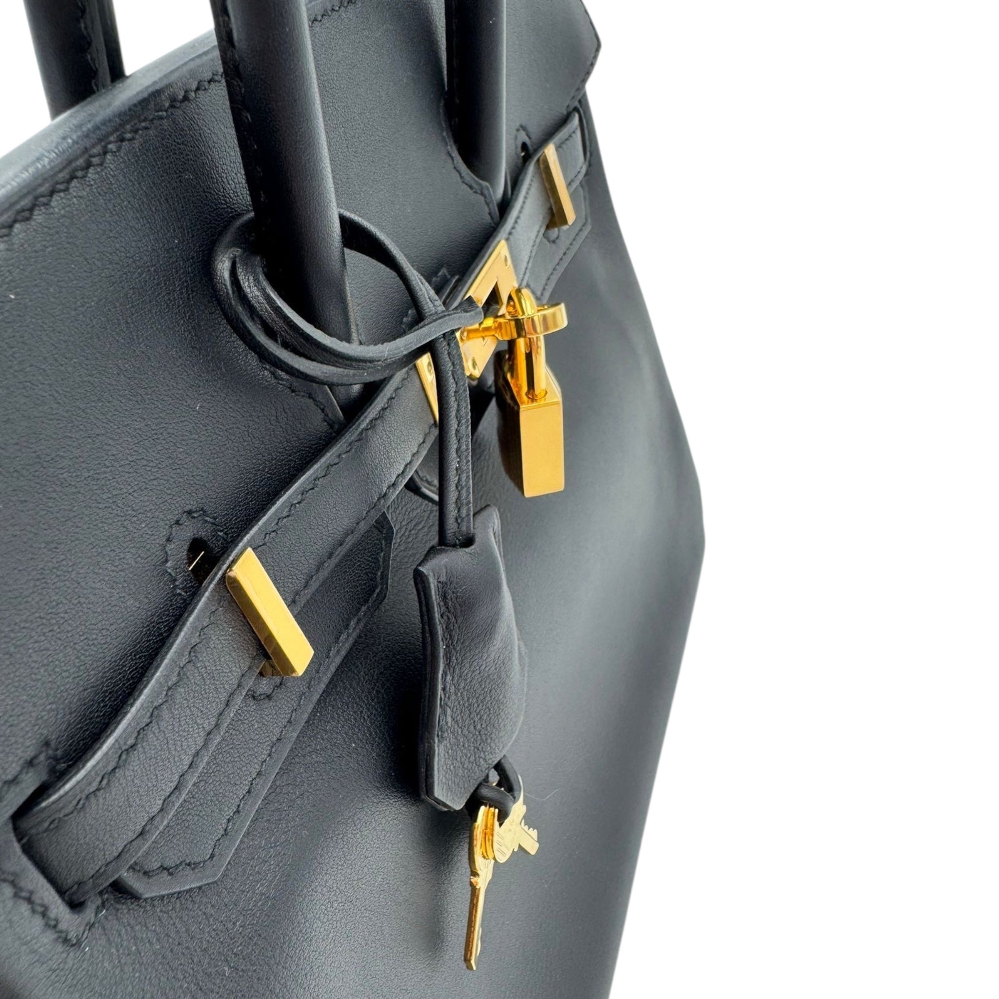 Hermès Birkin 25 Black Swift Gold