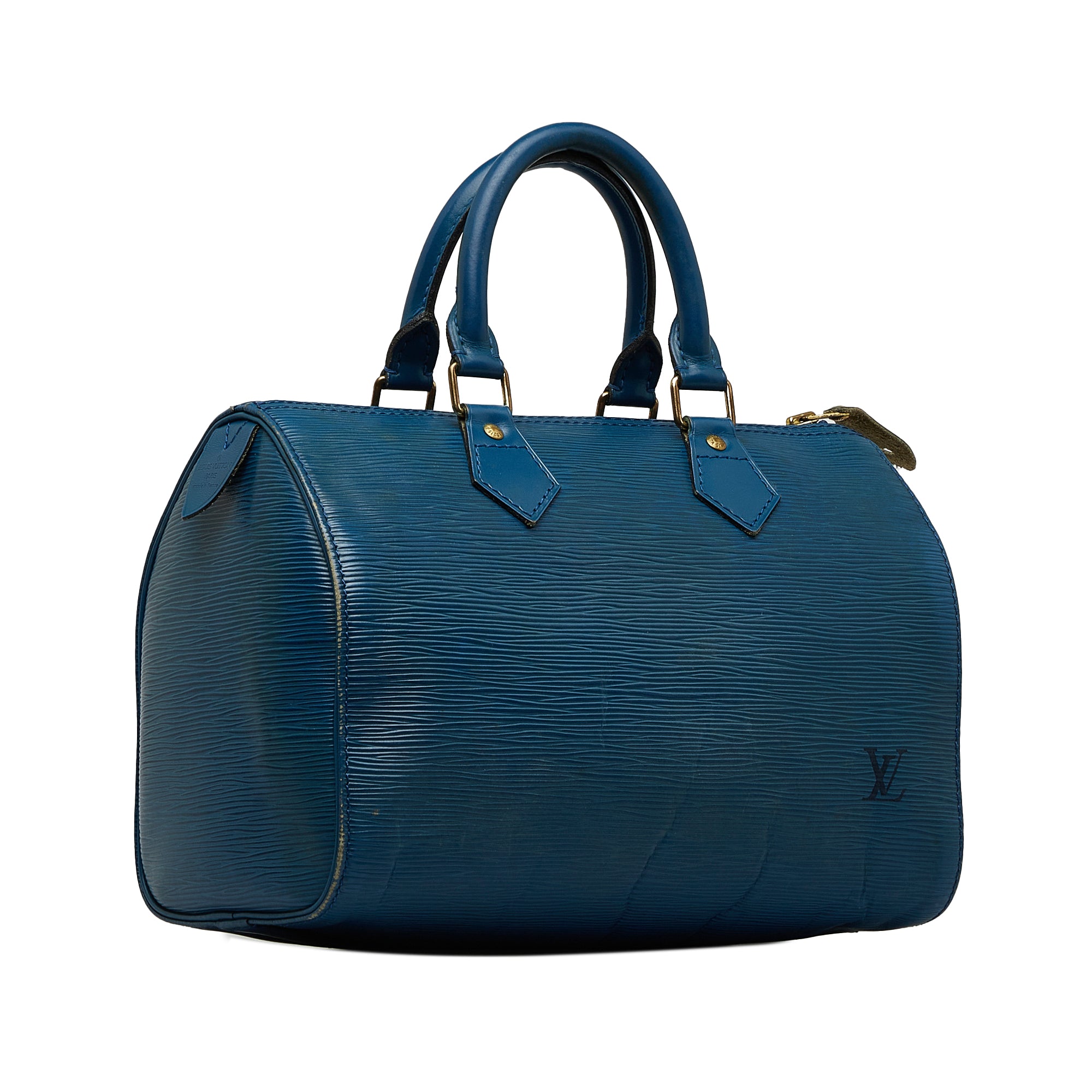 Louis Vuitton Speedy 30 Blue Epi