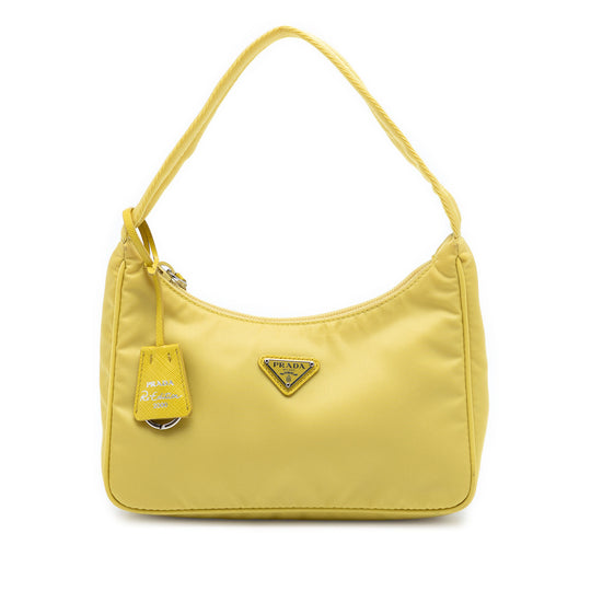 Prada Re-Edition 2000 Mini Yellow Nylon