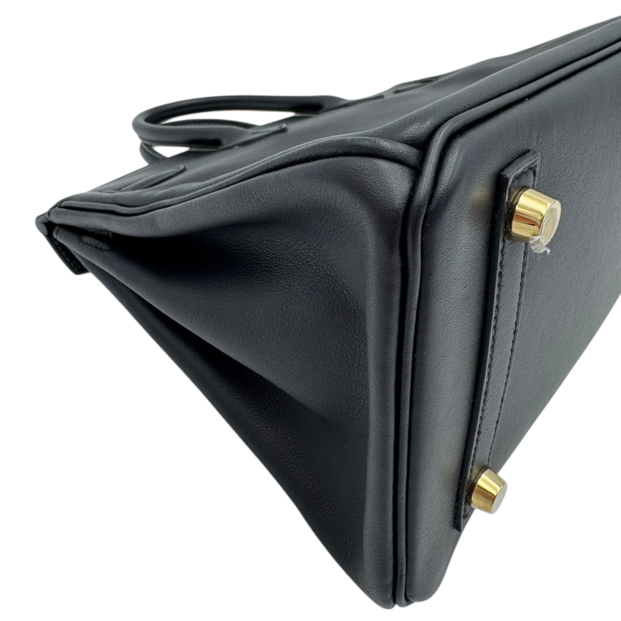 Hermès Birkin 25 Black Swift Gold