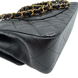 Chanel Classic Medium Double Flap Black Caviar Gold