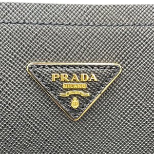 Prada Double Cuir Black Saffiano
