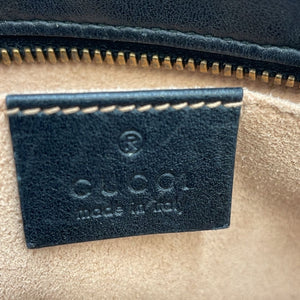 Gucci GG Marmont Small Black Matelassé Leather
