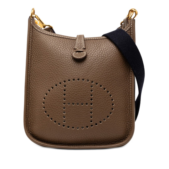 Hermès Evelyne 16 Brown Clemence Palladium