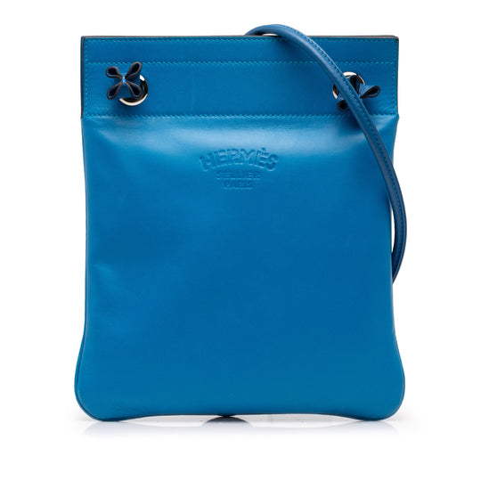 Hermès Aline Mini Blue Zanzibar Swift Leather