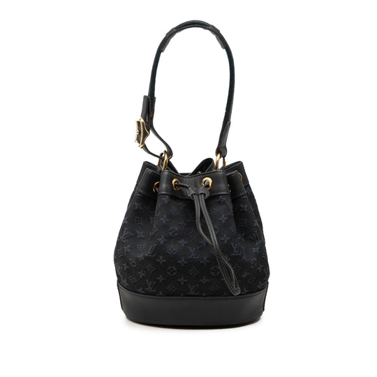 Louis Vuitton Noelie Blue Mini Lin Canvas