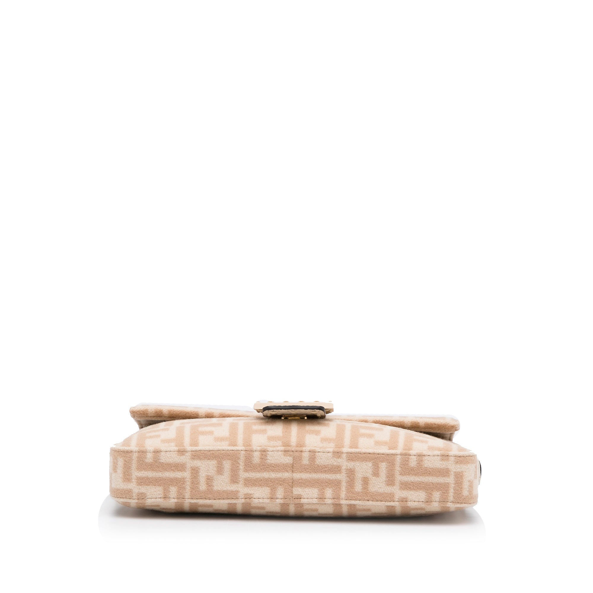 Fendi Baguette Selleria Brown Wool