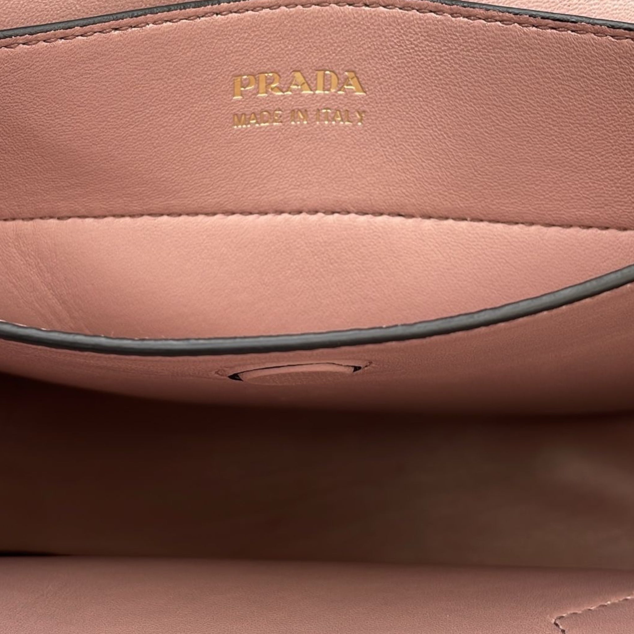 Prada Double Cuir Black Saffiano