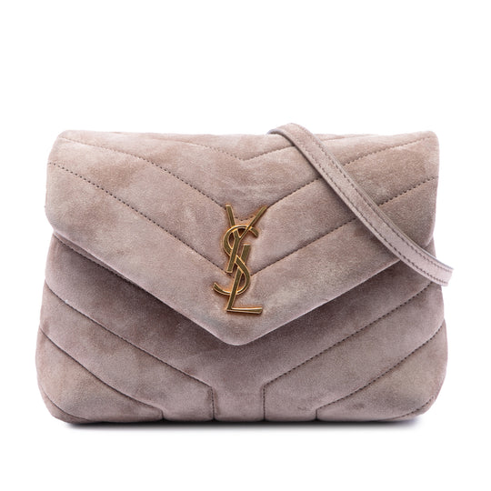 Saint Laurent LouLou Toy Brown Suede