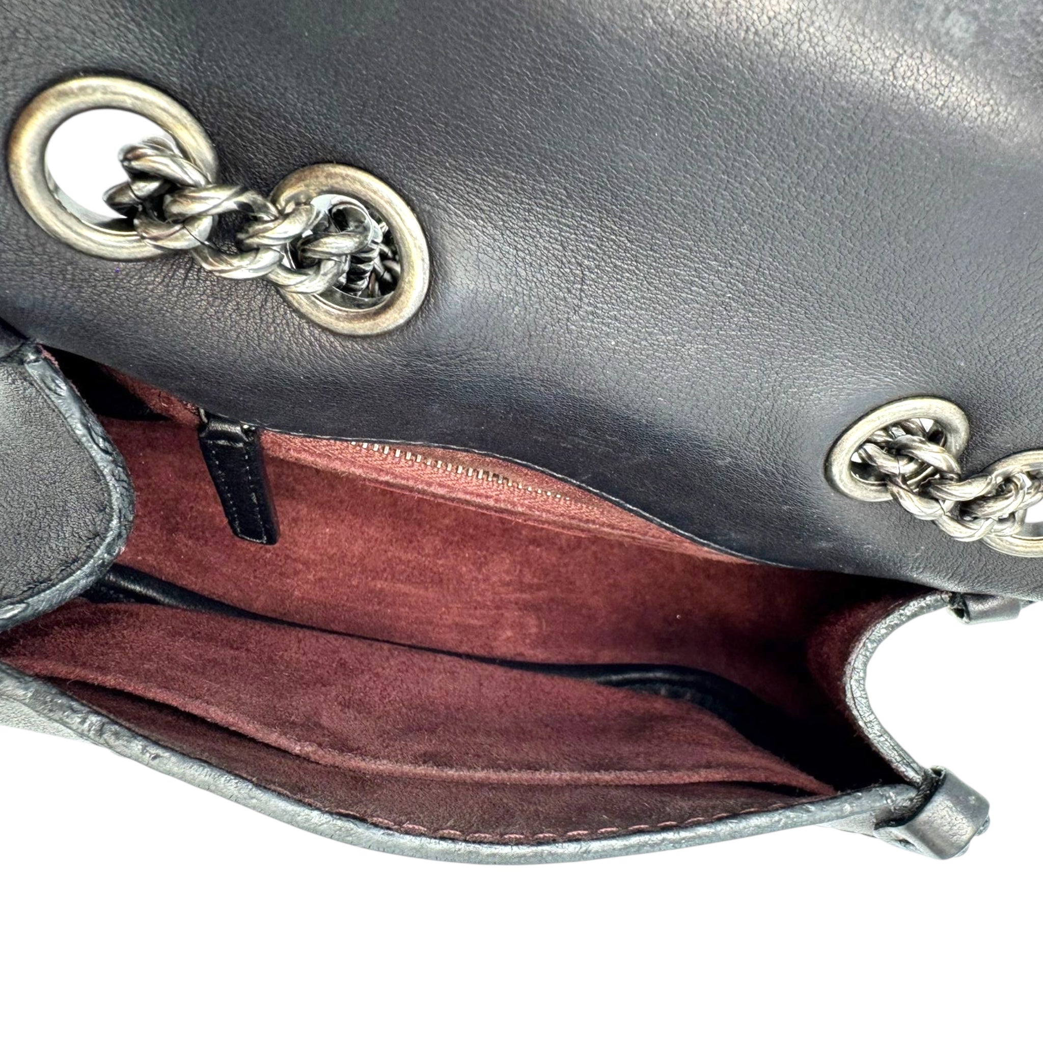 Chanel Mini Camera Crossbody Bag Lambskin Black Silver