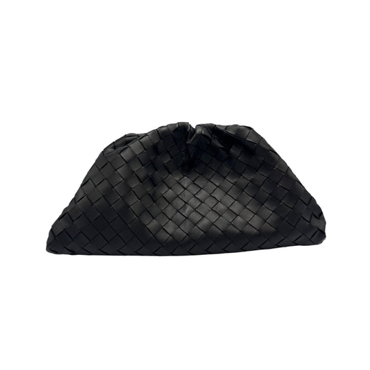 Bottega Veneta The Pouch Clutch Black Intrecciato