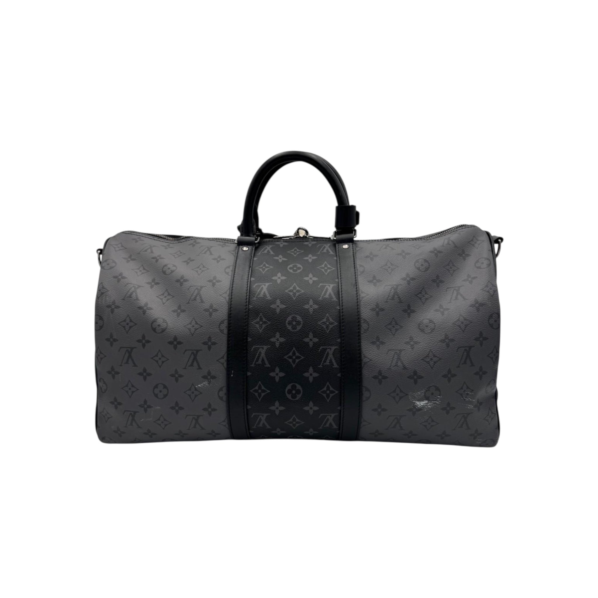 Louis Vuitton Keepall 50 Bandoulière Monogram Eclipse Canvas