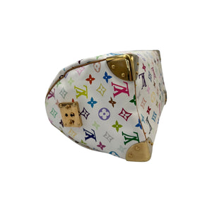Louis Vuitton Speedy 30 White Multicolor Monogram Canvas