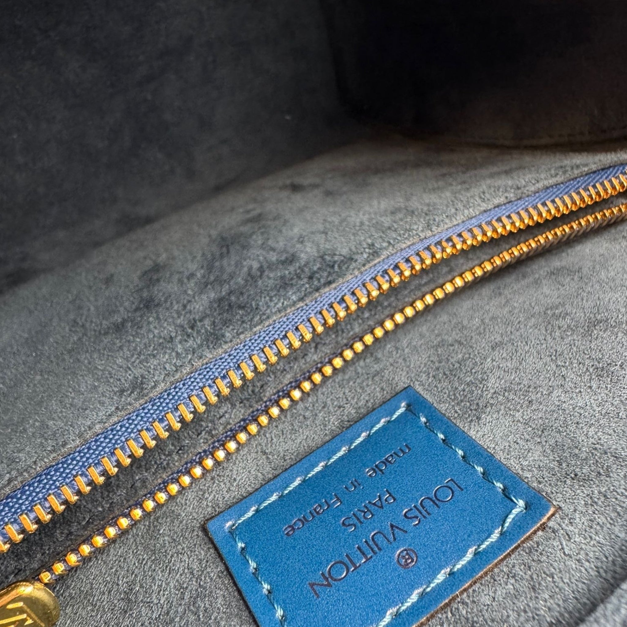 Louis Vuitton Pont Neuf PM Blue Epi