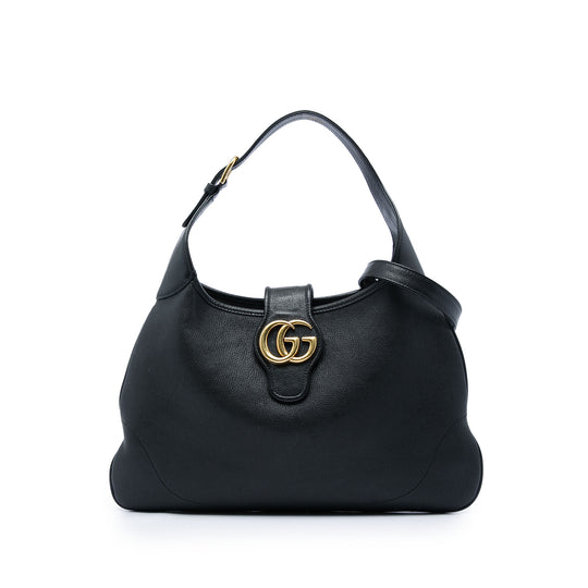 Gucci Aphrodite Medium Black Calfskin