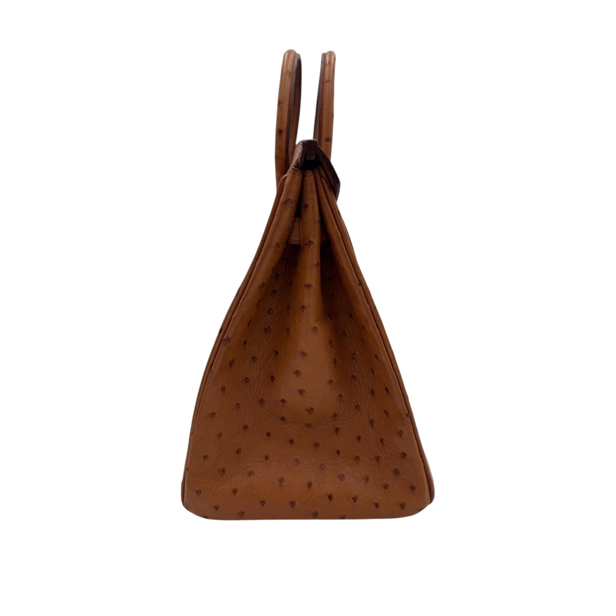 Hermès Birkin 35 Ostrich Cognac Gold