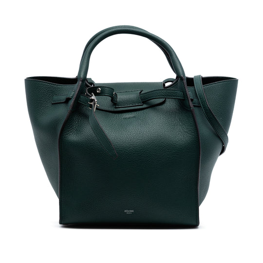 Celine Big Bag Small Green Calfskin
