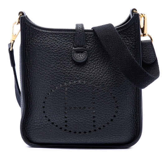 Hermès Evelyne 16 Blue Clemence Palladium