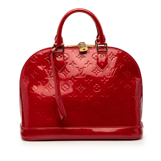 Louis Vuitton Alma PM Red Monogram Vernis