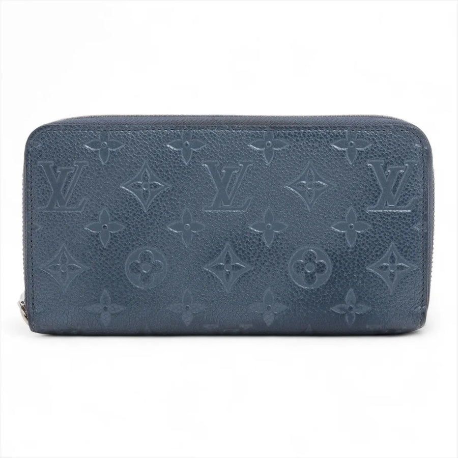 Louis Vuitton Empreinte Zippy Wallet Metallic Blue