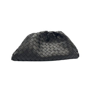 Bottega Veneta The Pouch Clutch Black Intrecciato