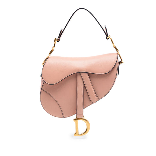 Dior Saddle Mini Pink Goatskin