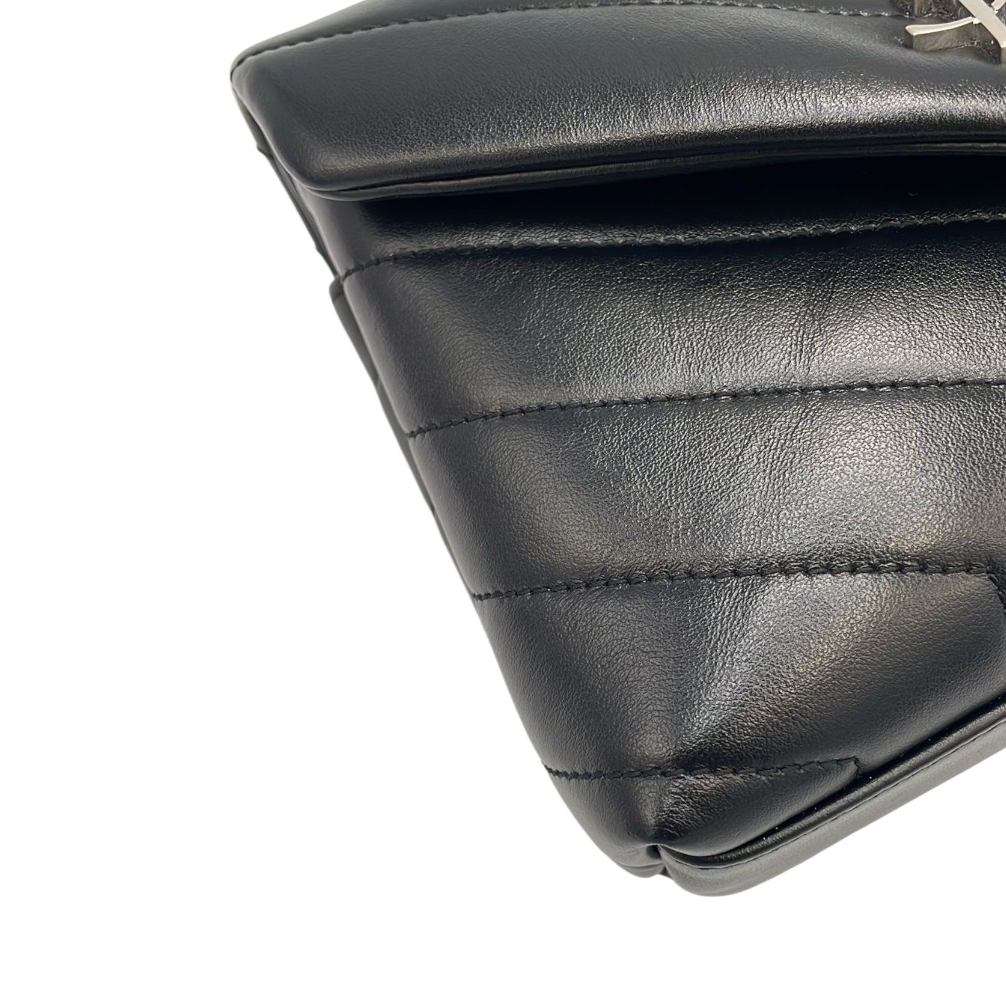 Yves Saint Laurent LouLou Toy Black Calfskin