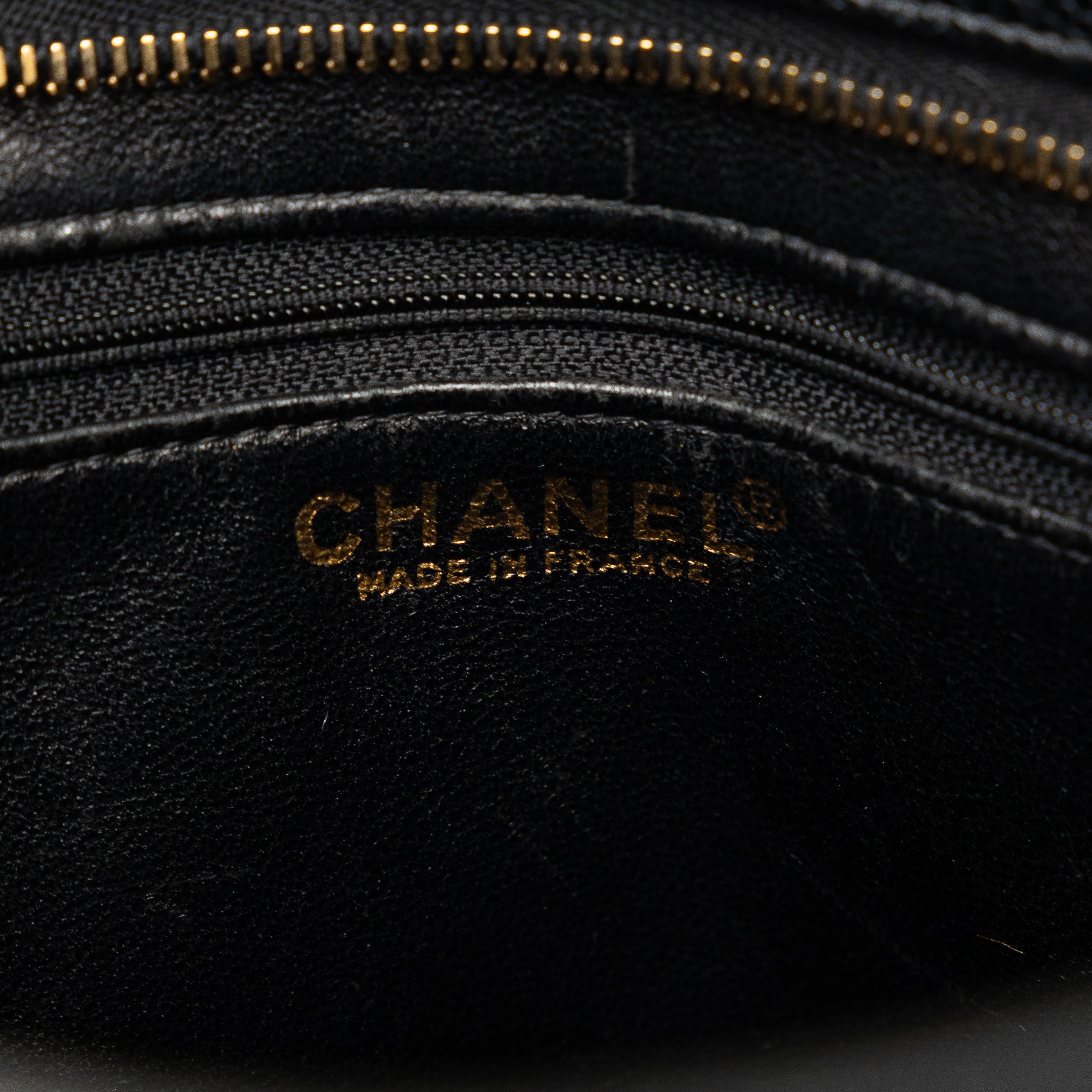 Chanel Medallion Tote Bag Black Caviar Gold