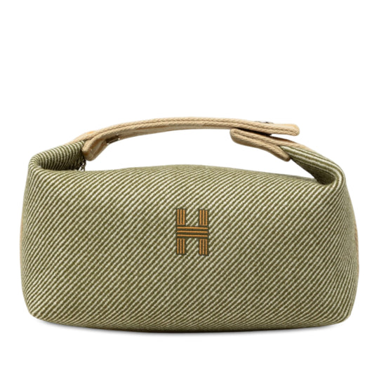 Hermès Bride-A-Brac Case Small H Natte Green Wool