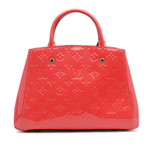 Louis Vuitton Montaigne BB Orange Monogram Vernis