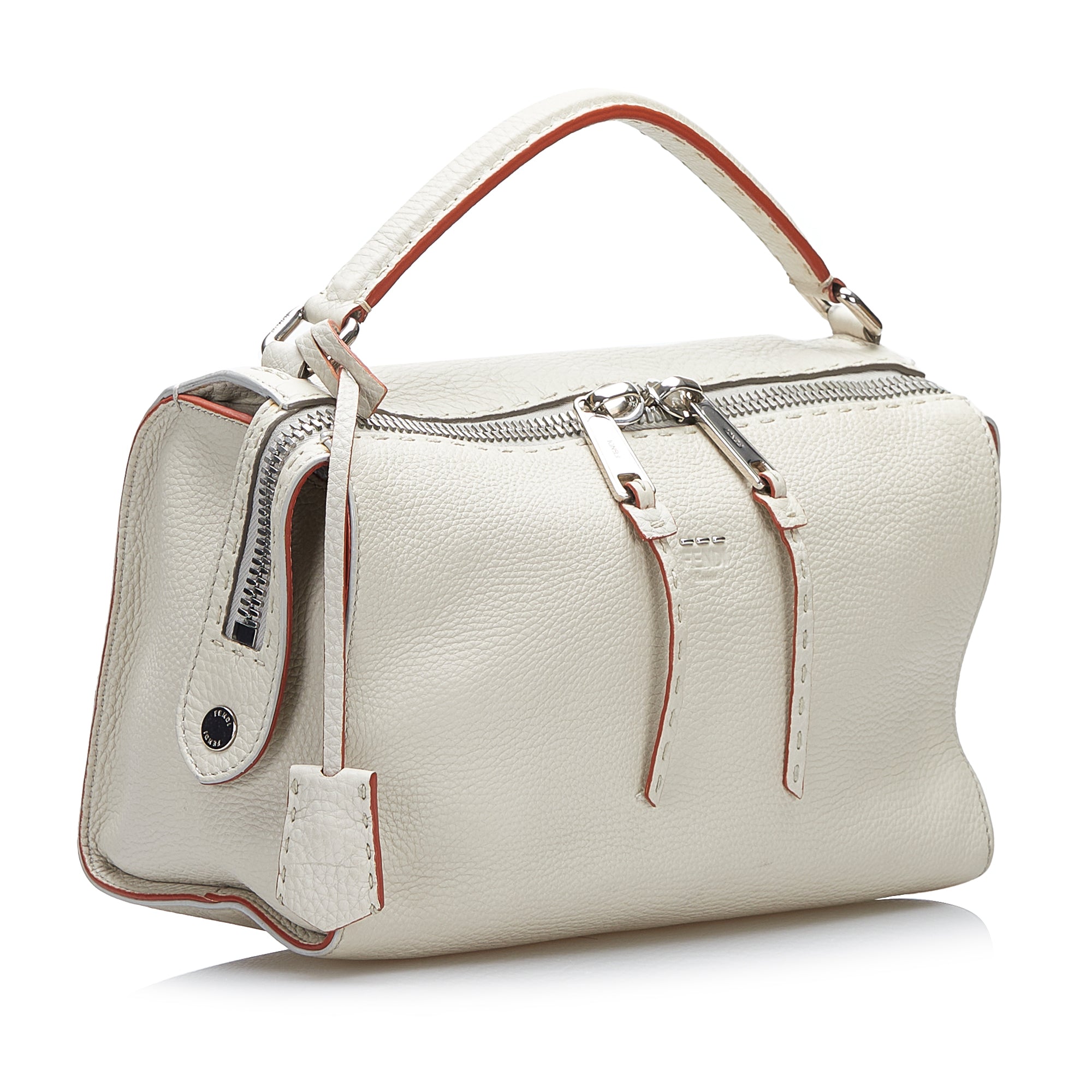 Fendi Selleria Lei Handbag White