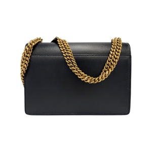 Yves Saint Laurent Sunset Medium Black Calfskin