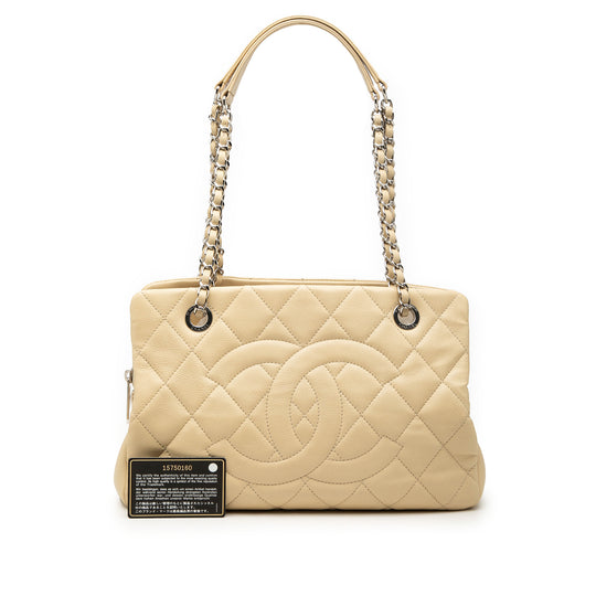 Chanel Timeless Tote Petite White Caviar