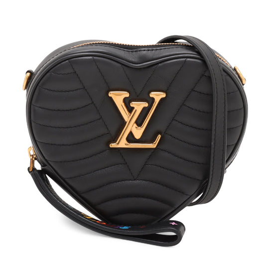 Louis Vuitton New Wave Heart Black Calfskin