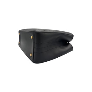 Chanel Vintage Executive Tote Black Lambskin Gold