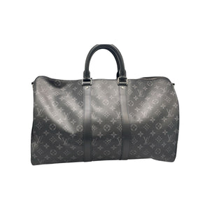 Louis Vuitton Keepall 45 Bandoulière Black Monogram Eclipse