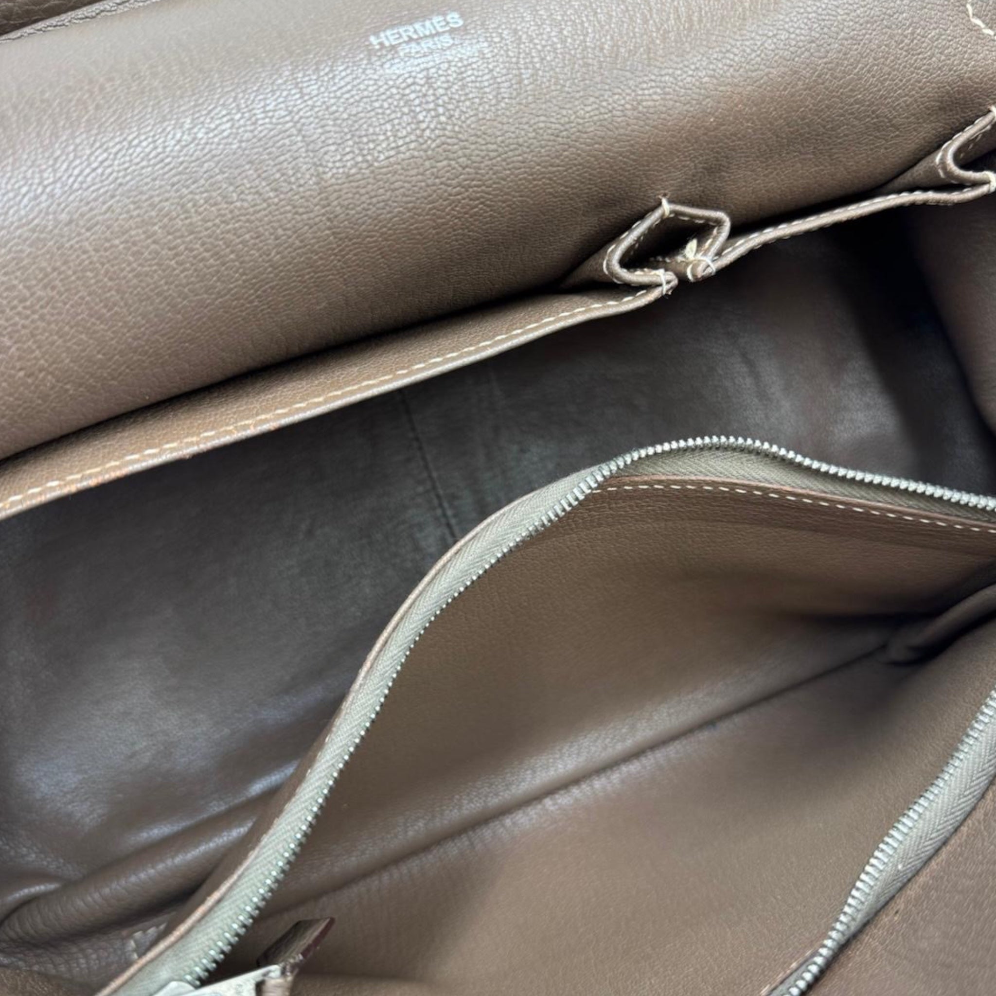 Hermès Jypsiere 34 Gris Clémence Palladium