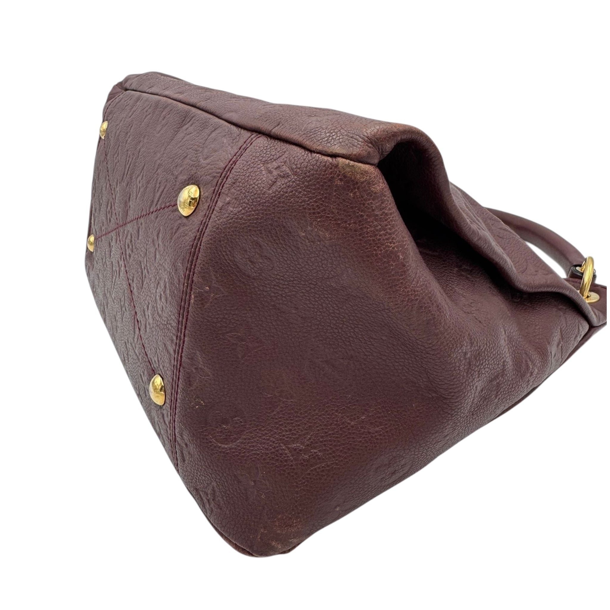 Louis Vuitton Artsy MM Aurore Red Monogram Empreinte