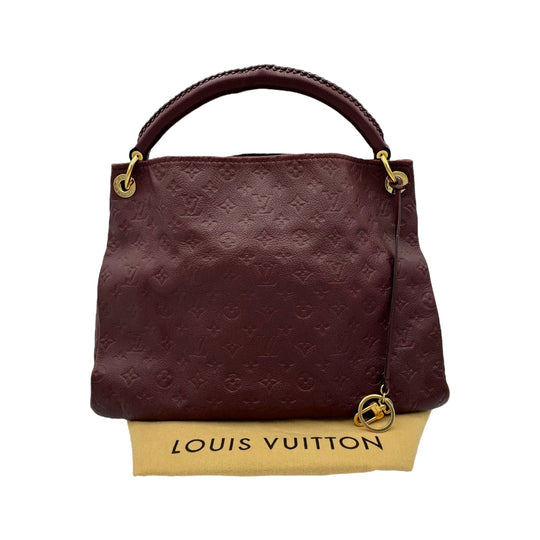 Louis Vuitton Artsy MM Aurore Red Monogram Empreinte
