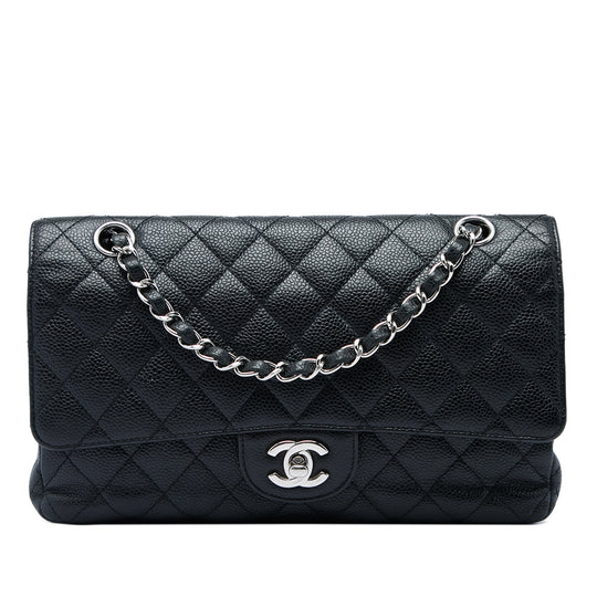 Chanel Classic Double Flap Medium Black Caviar