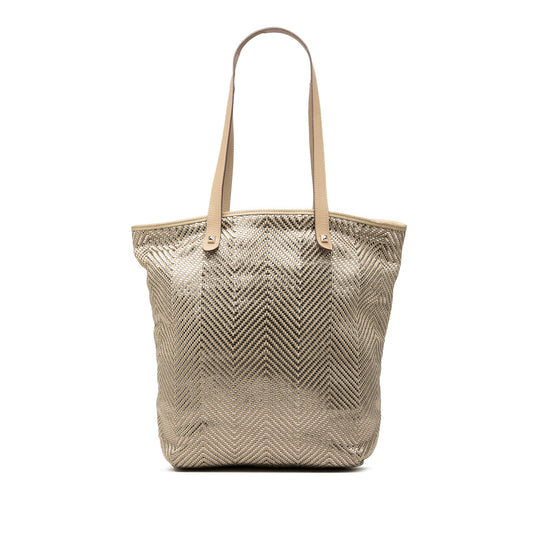 Hermès Chennai MM Beige Polyester Calfskin