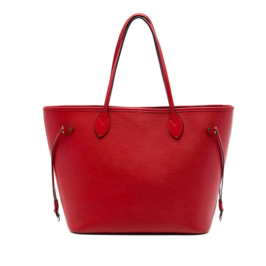 Louis Vuitton Neverfull MM Red Epi Leather