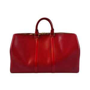 Louis Vuitton Keepall 45 Red Epi