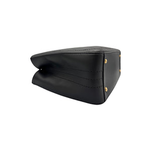 Chanel Vintage Executive Tote Black Lambskin Gold