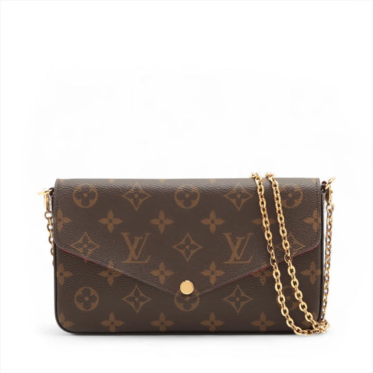 Louis Vuitton Pochette Félicie Monogram Canvas Fuchsia