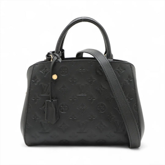 Louis Vuitton Montaigne BB Black Monogram Empreinte